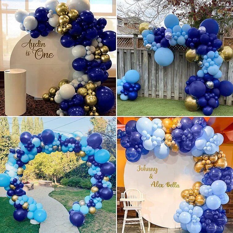 MMTX Arche Ballon Bleu 116 Pi ces Guirlande De Ballons Bleu